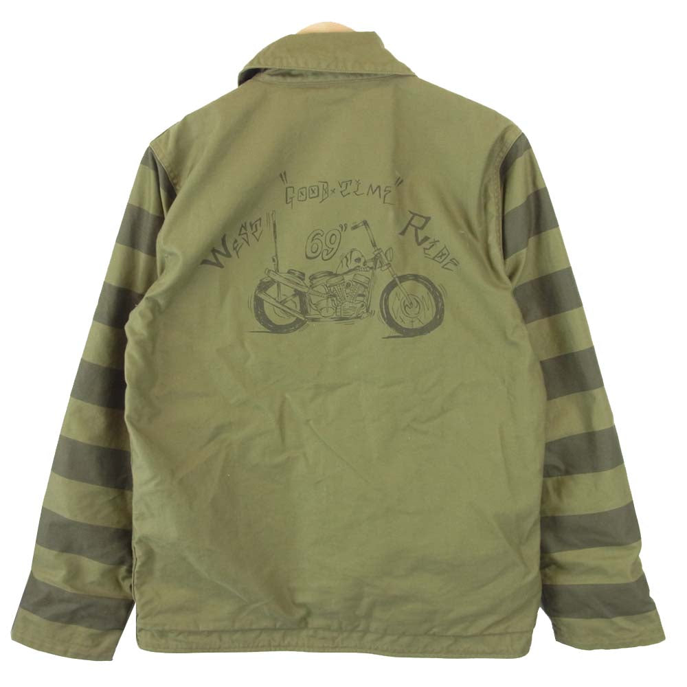ウエストライド GHOST JACK ミリタリージャケット カーキ系 L【中古】