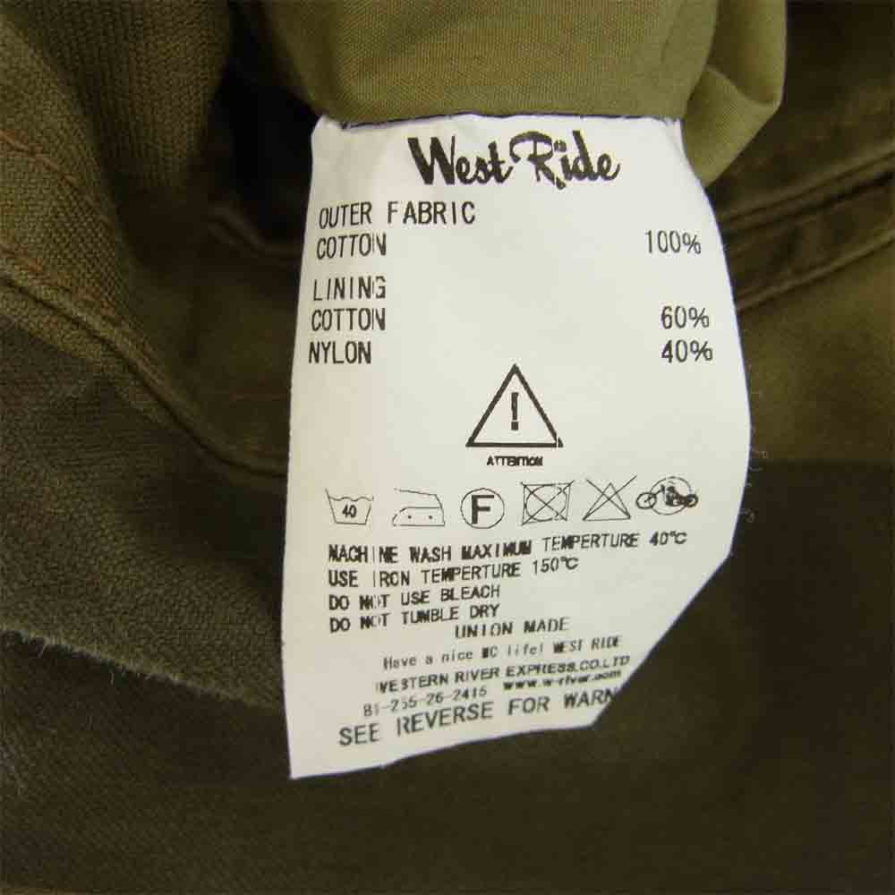 ウエストライド GHOST JACK ミリタリージャケット カーキ系 L【中古】
