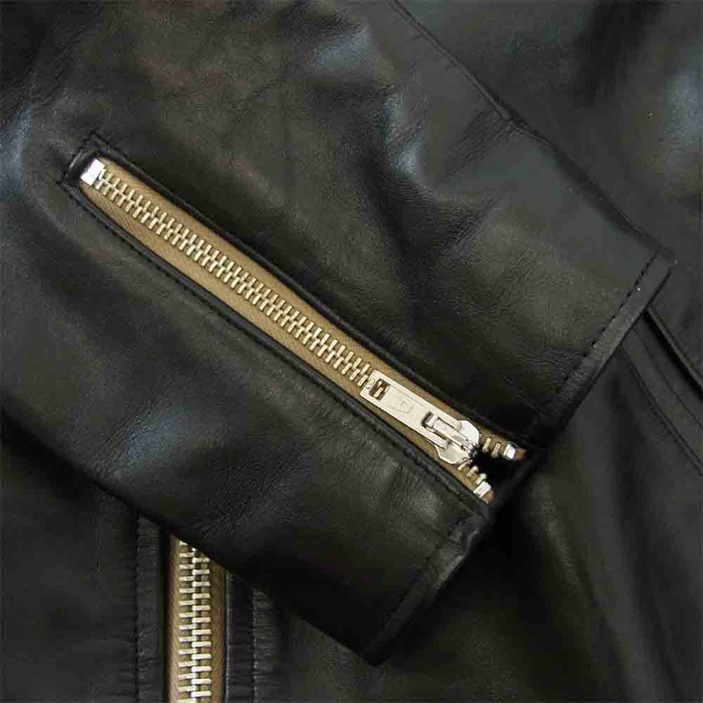 ファインクリークアンドコー ACJK008 Tylor ホースハイド シングル レザー シングル ライダース ジャケット ブラック系 40【新古品】【未使用】【中古】