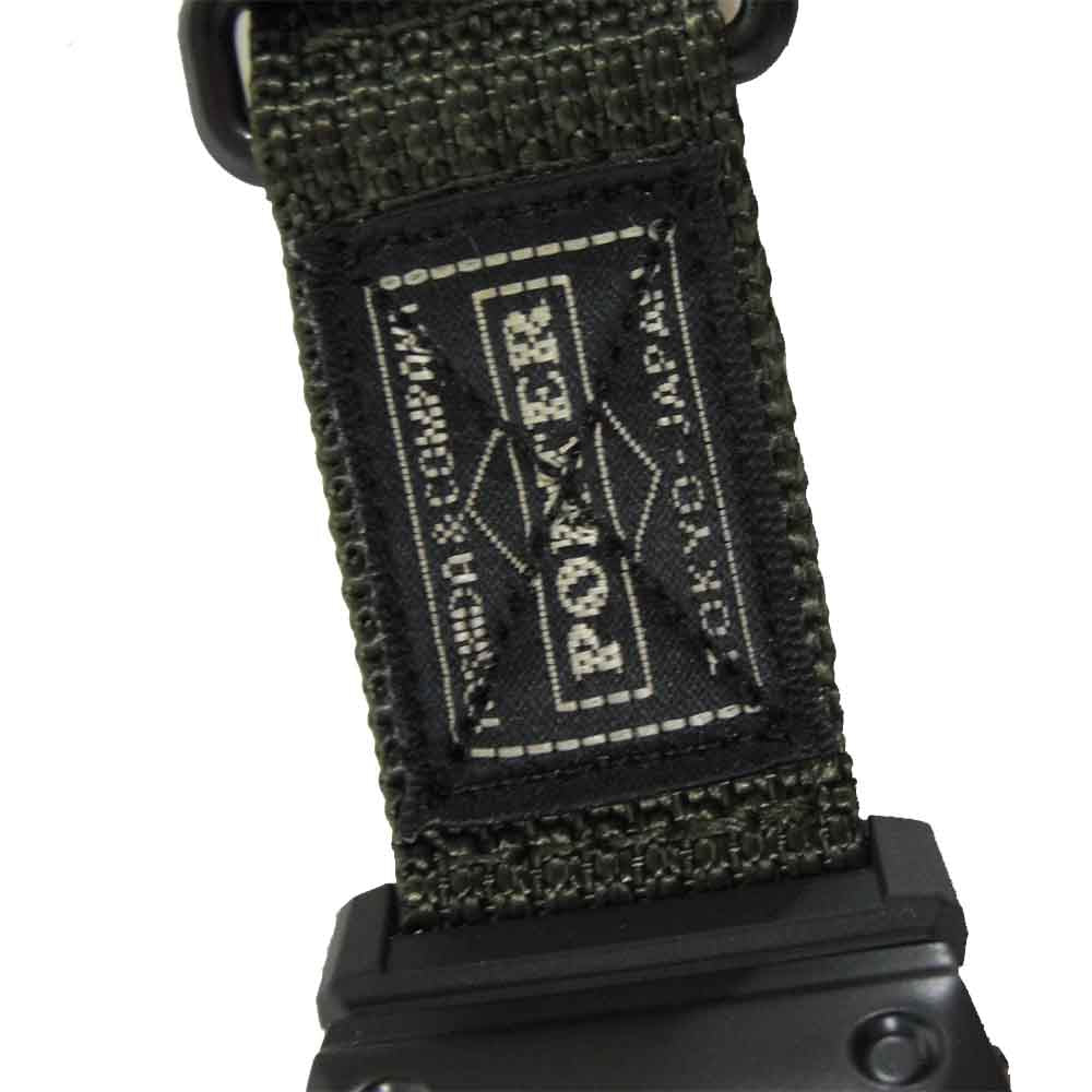 G-SHOCK ジーショック GM-5600EY-1JR × ポーター PORTER 85th Special Edition 時計 黒×カーキ系【新古品】【未使用】【中古】
