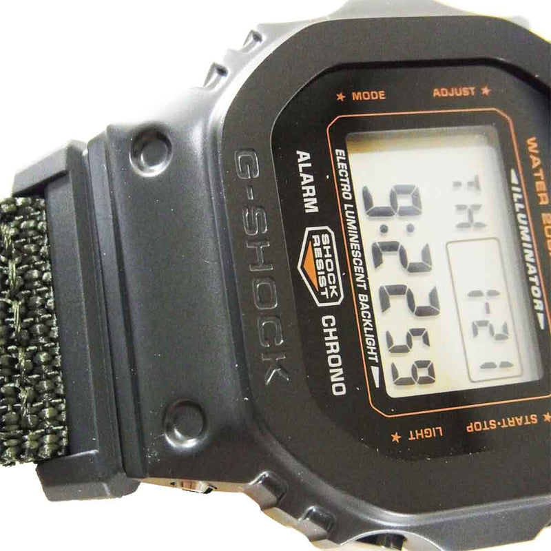 G-SHOCK ジーショック GM-5600EY-1JR × ポーター PORTER 85th Special Edition 時計 黒×カーキ系【新古品】【未使用】【中古】