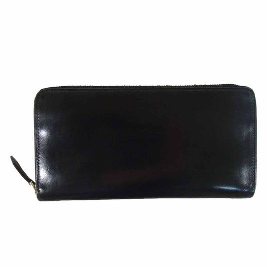 COCOMEISTER ココマイスター レザー ジップ ロング ウォレット 長財布 ブラック系【中古】