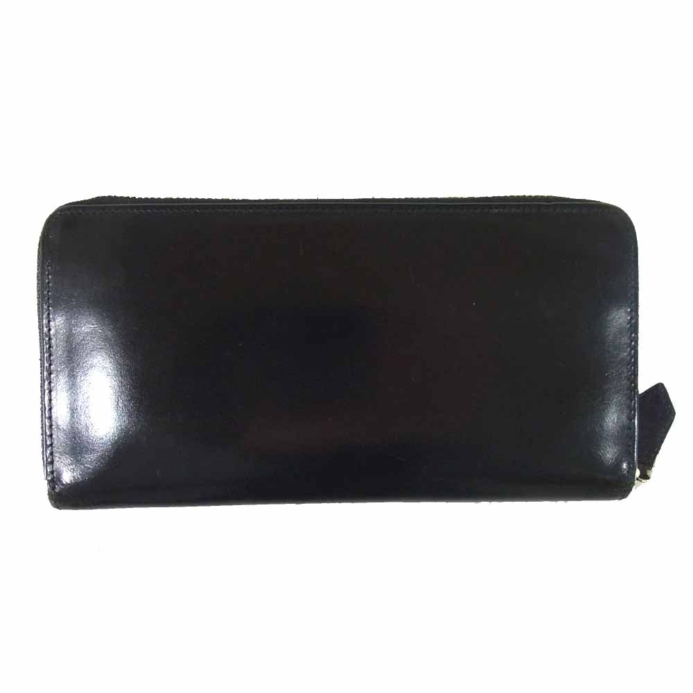 COCOMEISTER ココマイスター レザー ジップ ロング ウォレット 長財布 ブラック系【中古】