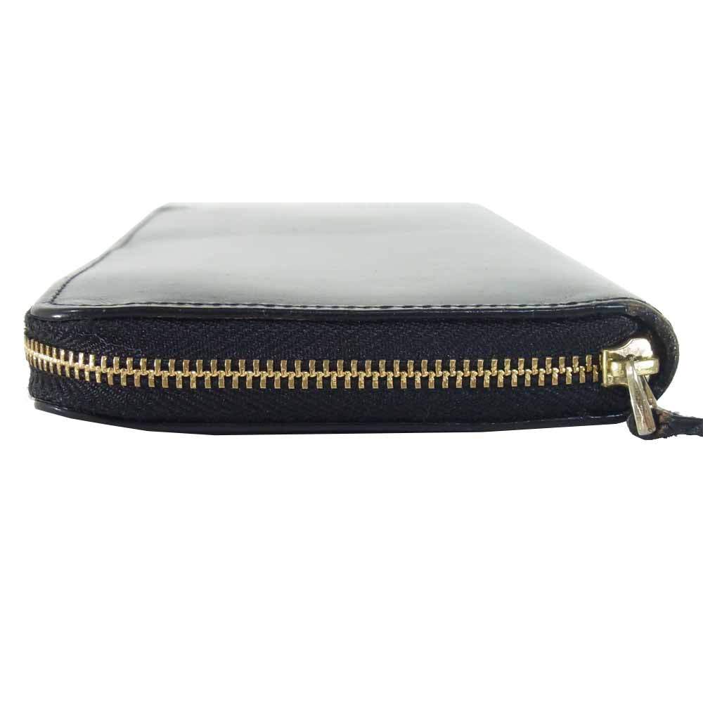 COCOMEISTER ココマイスター レザー ジップ ロング ウォレット 長財布 ブラック系【中古】