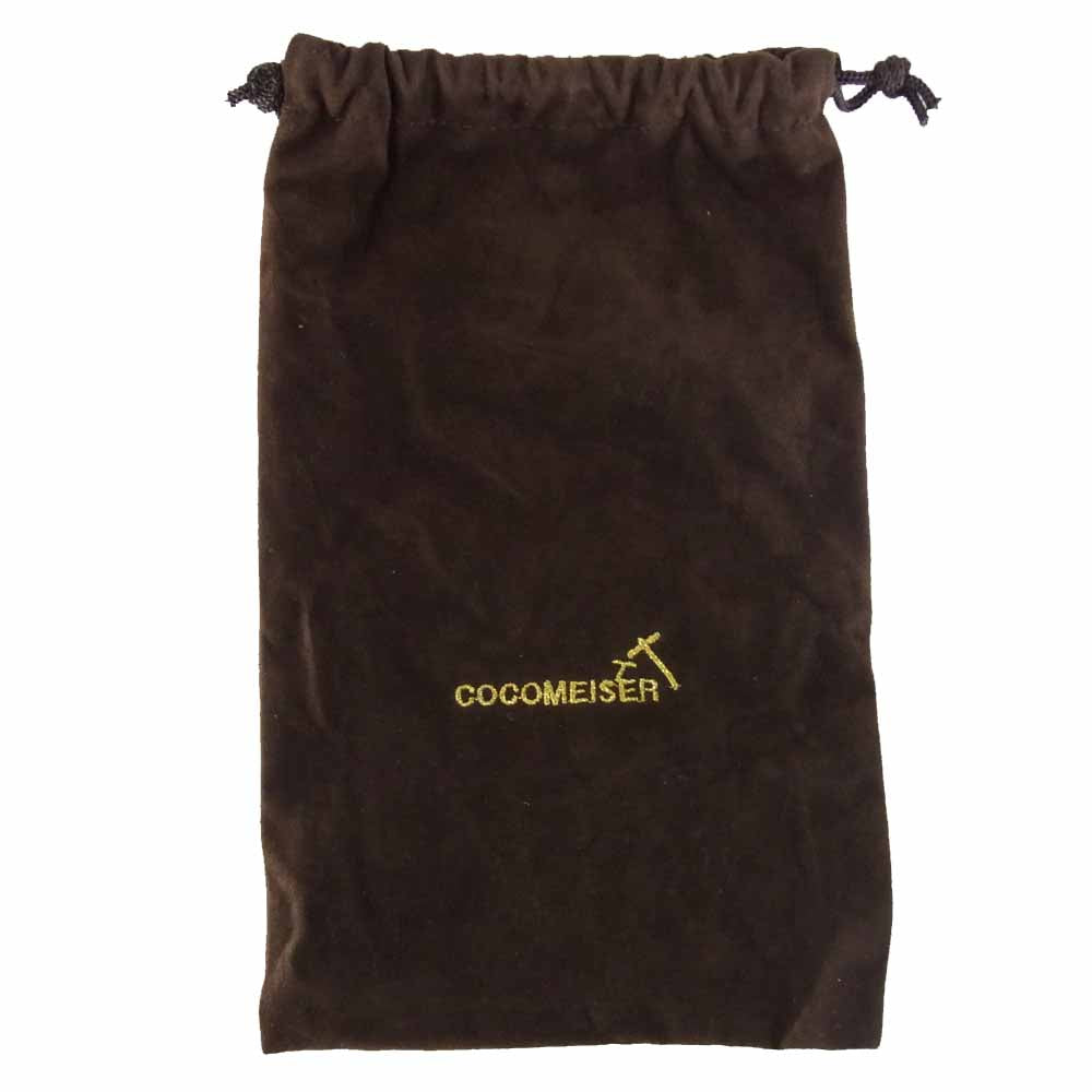 COCOMEISTER ココマイスター レザー ジップ ロング ウォレット 長財布 ブラック系【中古】