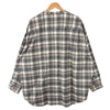 GRAPHPAPER グラフペーパー GM203-50182 THOMAS MASON for GP Oversized Band Collar Shirt オーバーサイズ バンドカラー シャツ GRY × ORG F【新古品】【未使用】【中古】