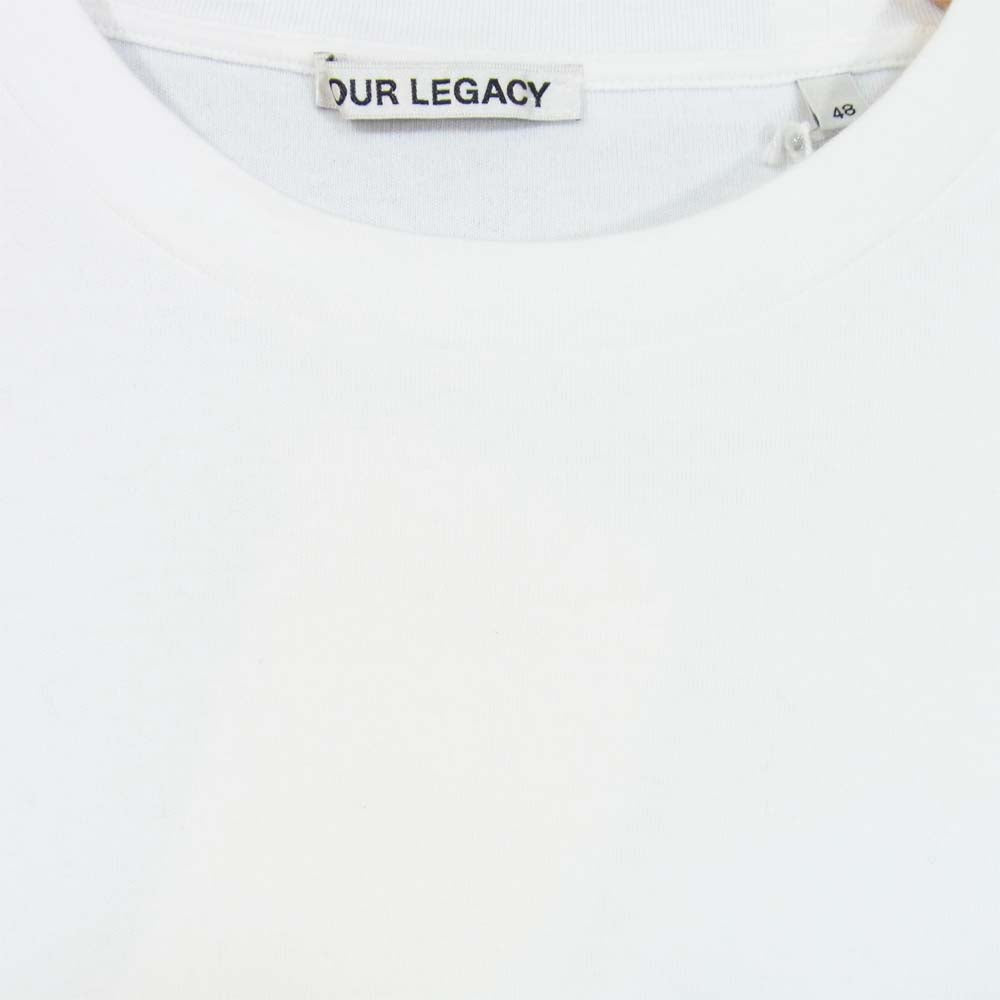 アワーレガシー shrunken long sleeve ロング スリーブ 長袖 Tシャツ  ホワイト系 ホワイト系 48【新古品】【未使用】【中古】