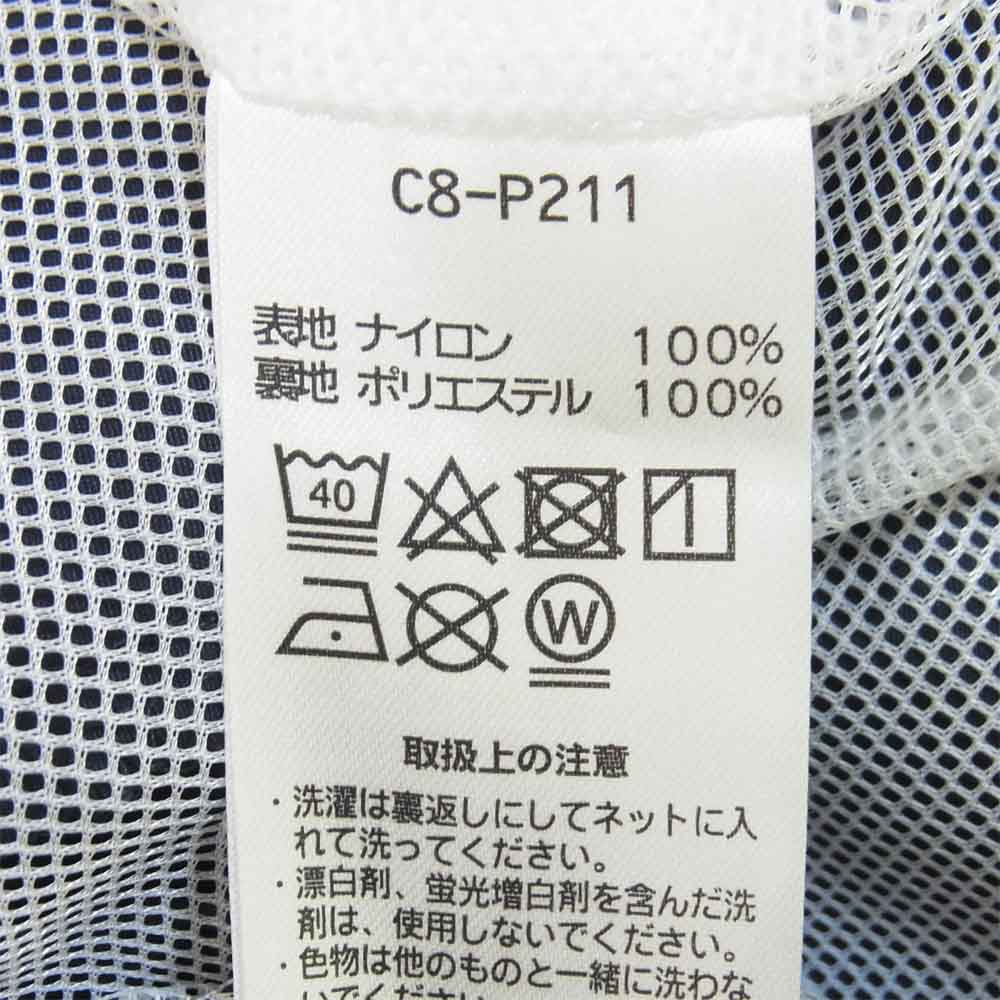UNDEFEATED アンディフィーテッド × CHAMPION チャンピオン LOGO NYLON PANT ロゴ ナイロン パンツ ネイビー系 L【新古品】【未使用】【中古】