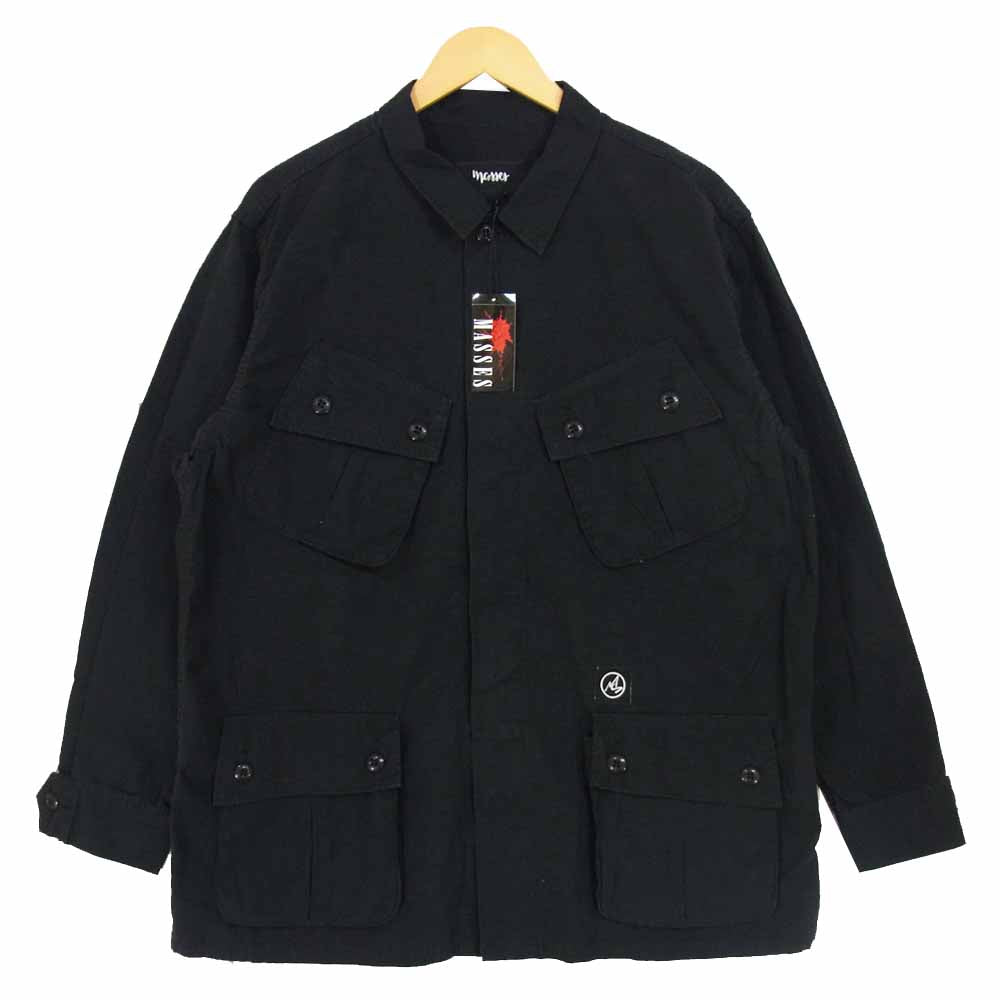 マシス BDU JKT R ミリタリー ジャケット ブラック系 L【新古品】【未使用】【中古】