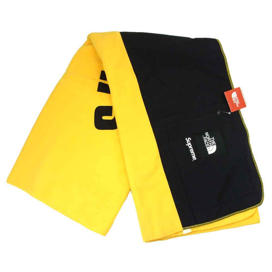 Supreme シュプリーム NM81947I × the North Face ノースフェイス Arc Logo Denali Fleece Blanket アーチロゴ デナリ フリース ブランケット TNFイエロー【新古品】【未使用】【中古】