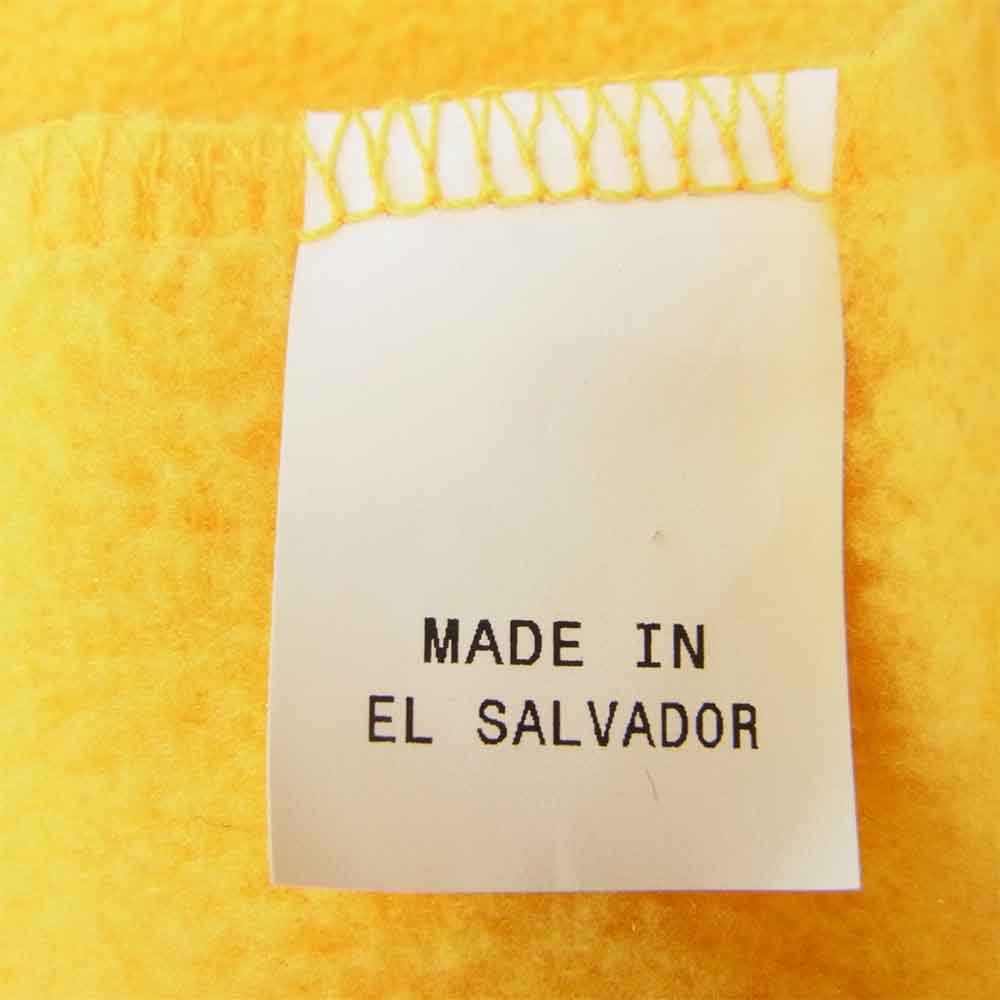 Supreme シュプリーム NM81947I × the North Face ノースフェイス Arc Logo Denali Fleece Blanket アーチロゴ デナリ フリース ブランケット TNFイエロー【新古品】【未使用】【中古】