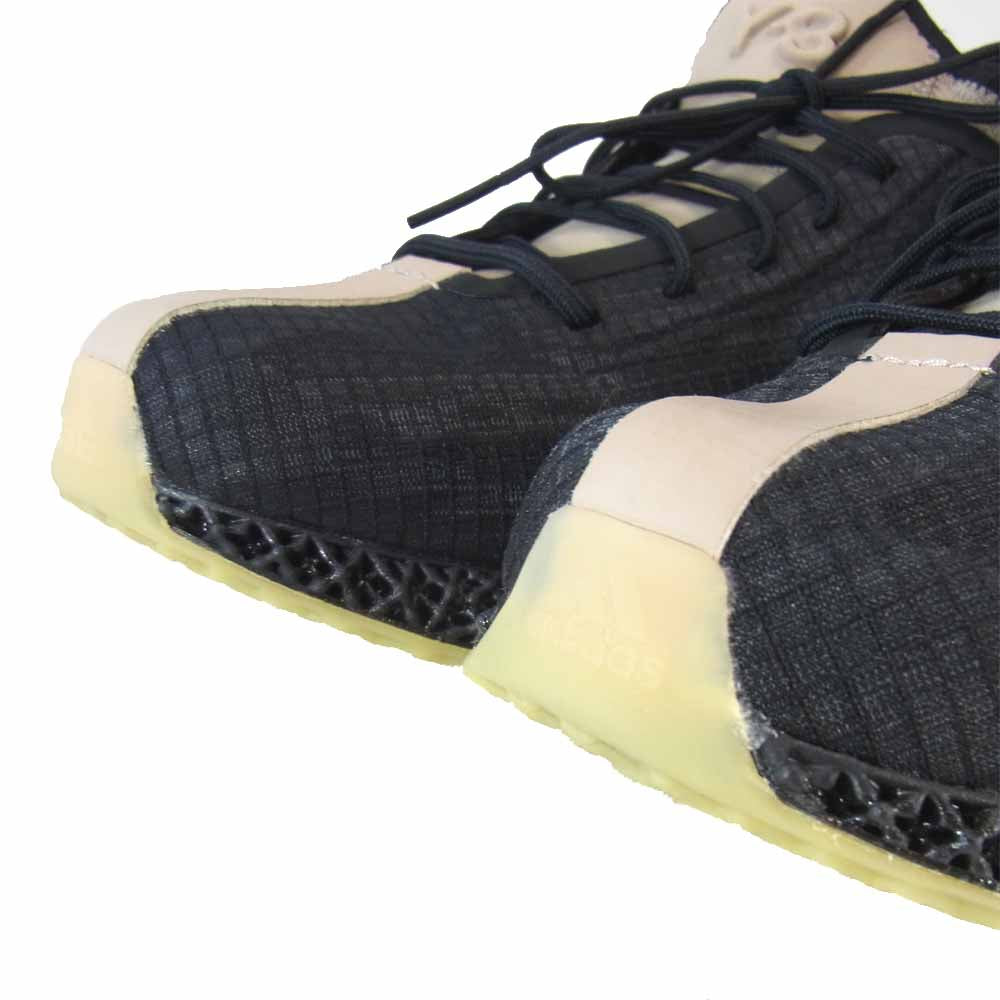 Yohji Yamamoto ヨウジヤマモト FX1058 Y-3 ワイスリー adidas アディダス RUNNER 4D ブラック系 28cm【新古品】【未使用】【中古】
