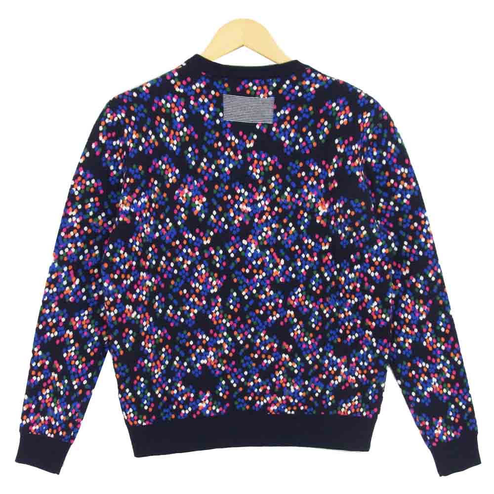 KRIS VAN ASSCHE クリスヴァンアッシュ 14AW 142KN102 クリス ヴァン アッシュ ウール ニット セーター LOOK34 マルチカラー系 S【極上美品】【中古】