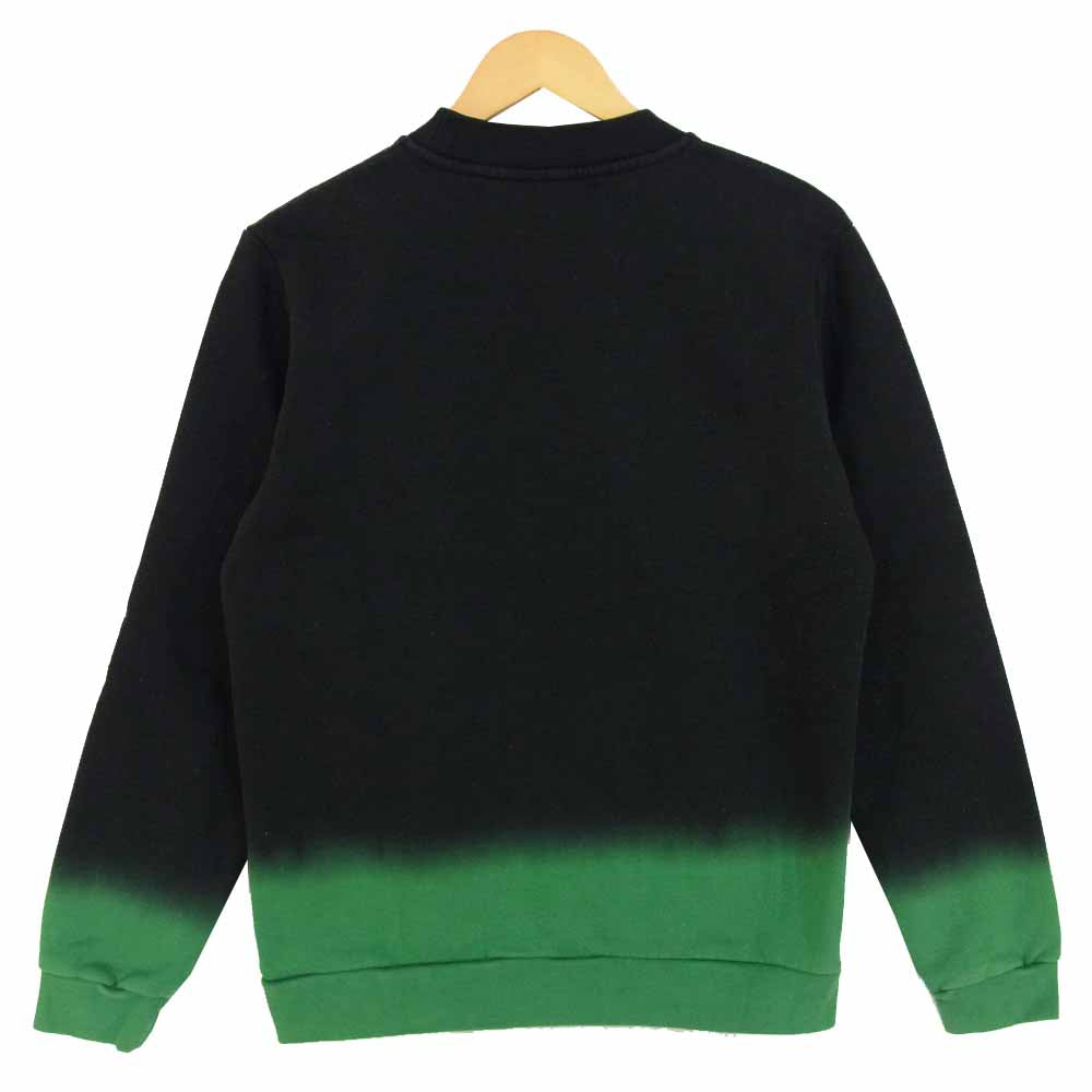 RAF SIMONS ラフシモンズ 13AW 1159-343-3404 グラデーション クルーネック スウェット  ブラック系 グリーン系 S【中古】