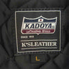 KADOYA カドヤ VNS-PTD レザー シングル ジャケット パテッド エボ EVO K'S LEATHER　【中古】