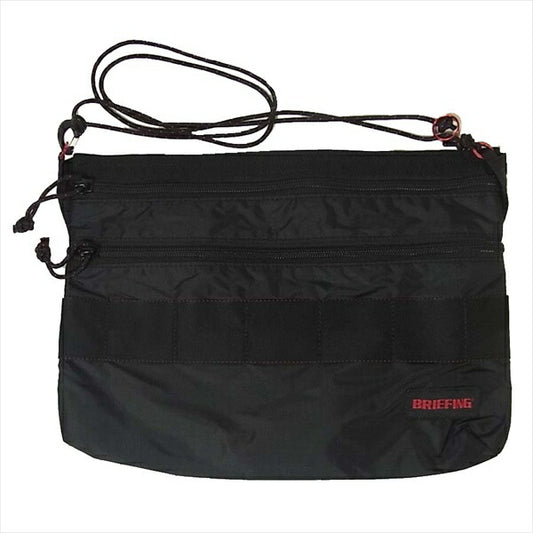 BRIEFING ブリーフィング 未使用 BRM181205 SACOCHE M SL PACKABLE サコッシュ ショルダー バッグ ショルダーバッグ ブラック系  ブラック系【極上美品】【中古】