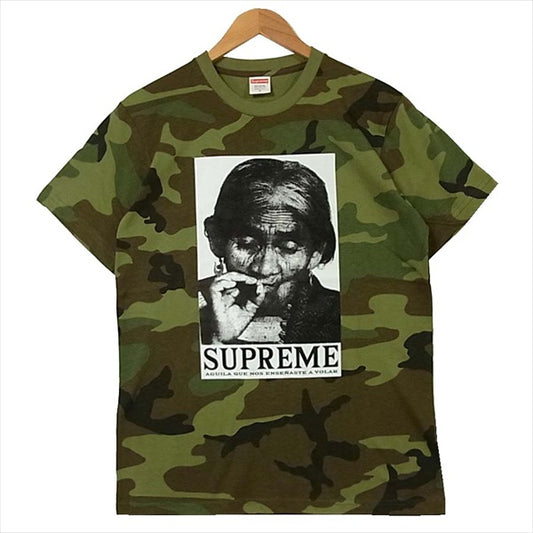 Supreme シュプリーム 19AW Aguila Tee アグイラ プリント 半袖Tシャツ 半袖 Tシャツ グリーン系 グリーン系 S【新古品】【未使用】【中古】