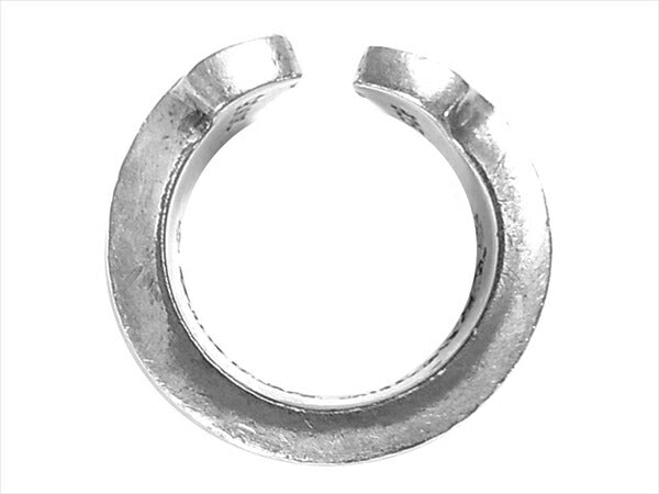 CHROME HEARTS クロムハーツ（原本無） SCROLL LABEL RING LG スクロール ラベル ラージ リング シルバー 7号程度【中古】