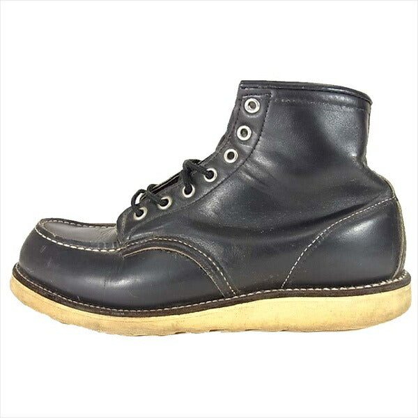 RED WING レッドウィング 8179 刺繍羽タグ アイリッシュセッター ブーツ ブラック系 実寸27cm程度【中古】