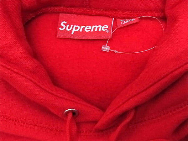 Supreme シュプリーム 未使用 19SS Swarovski Box Logo Hooded Sweatshirt スワロフスキー ボックスロゴ レッド系 L【極上美品】【中古】