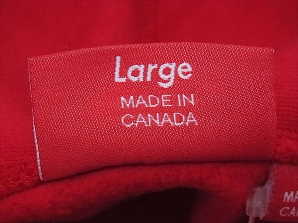 Supreme シュプリーム 未使用 19SS Swarovski Box Logo Hooded Sweatshirt スワロフスキー ボックスロゴ レッド系 L【極上美品】【中古】