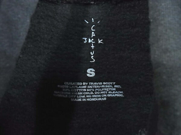 トラビス スコット TSCJ-HS69-1 未使用 クラックド フーディ パーカー 黒系 S【新古品】【未使用】【中古】