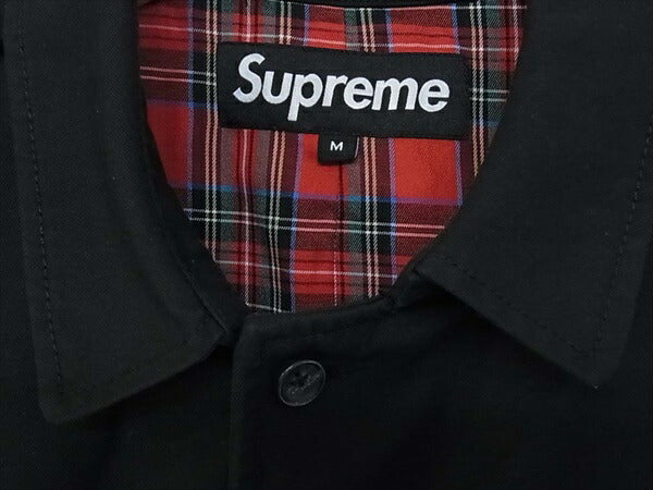 Supreme シュプリーム 19SS D-Ring Trench Coat 裏地チェック Dリング トレンチ コート ブラック系 M【美品】【中古】