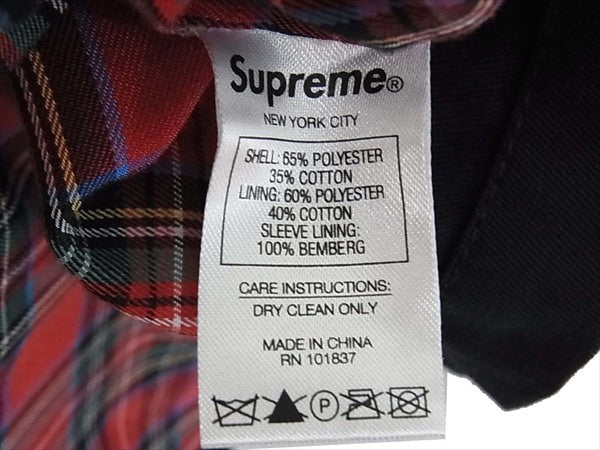 Supreme シュプリーム 19SS D-Ring Trench Coat 裏地チェック Dリング トレンチ コート ブラック系 M【美品】【中古】