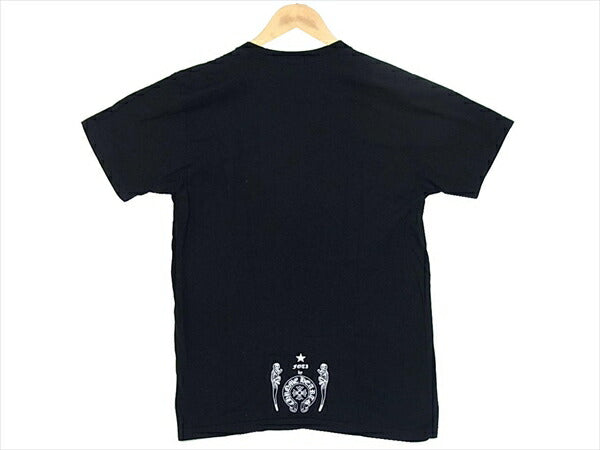 CHROME HEARTS クロムハーツ（原本無） FOTI フォティ フォト プリント ドル スカル 汽車 Tシャツ ブラック系 ブラック系 M【中古】