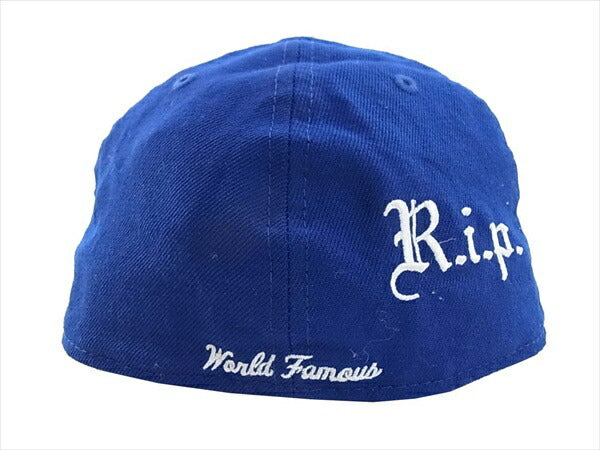 Supreme シュプリーム 16AW RIP Box Logo NEW ERA CAP ニューエラ 刺繍 6パネル ボックス ロゴ キャップ 帽子 ブルー系  ブルー系 58.7cm【中古】