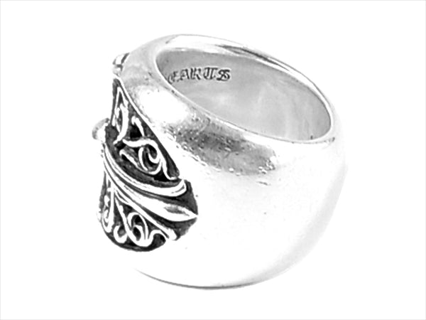 CHROME HEARTS クロムハーツ（原本無） CLASSIC OVAL RING クラシック オーバル クロス リング リング シルバー シルバー 19号程度【中古】