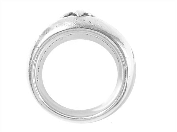 CHROME HEARTS クロムハーツ（原本無） CLASSIC OVAL RING クラシック オーバル クロス リング リング シルバー シルバー 19号程度【中古】