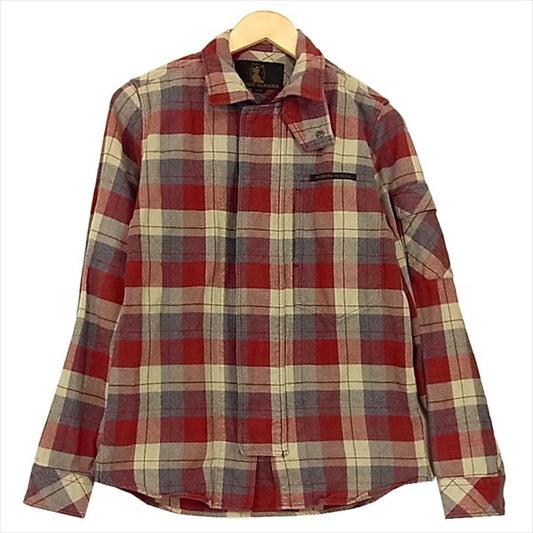 HYSTERIC GLAMOUR ヒステリックグラマー 0294AH01 TOO DRUNK TO FUCK シャツ ジャケット 長袖シャツ レッド系 レッド系 Ｓ【中古】