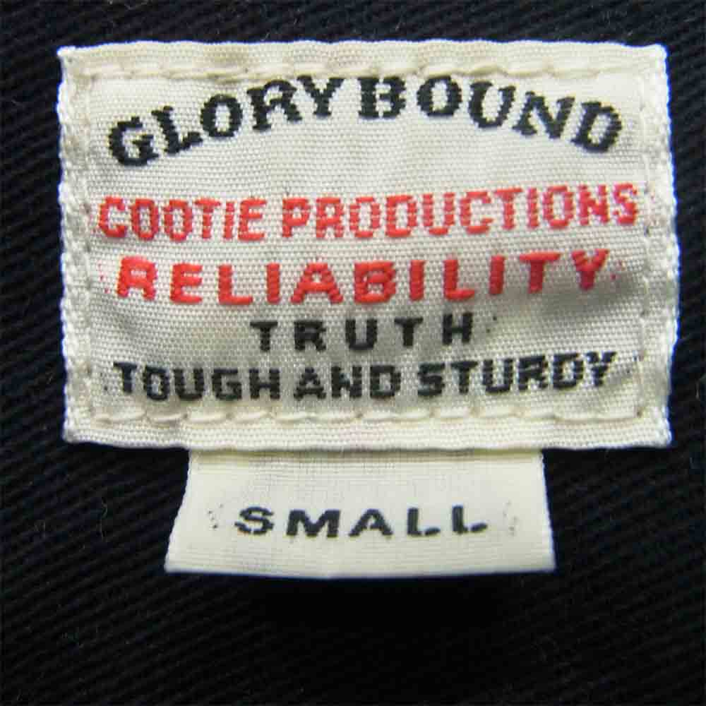 COOTIE クーティー 日本製 バック刺繍 ワッペン ワーク 長袖シャツ 黒系 黒系 S【中古】