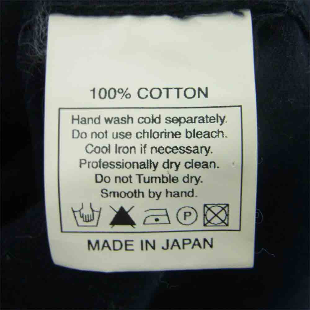 COOTIE クーティー 日本製 バック刺繍 ワッペン ワーク 長袖シャツ 黒系 黒系 S【中古】