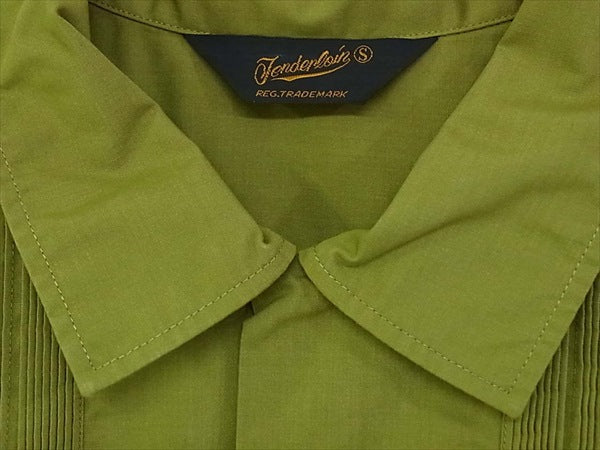 TENDERLOIN テンダーロイン GUAYABERA SHT L/S グアヤベラ 長袖シャツ カーキ(オリーブグリーン)系 カーキ(オリーブグリーン)系 S【新古品】【未使用】【中古】