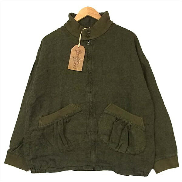 TENDERLOIN テンダーロイン LINEN SWING TOP リネン スウィング トップ ジャケット カーキ(オリーブグリーン)系 M【新古品】【未使用】【中古】