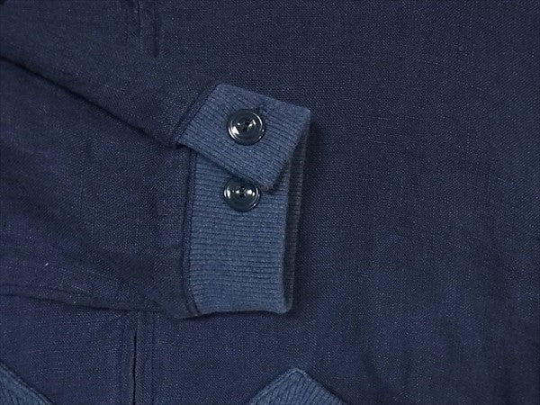 TENDERLOIN テンダーロイン LINEN SWING TOP リネン スウィング トップ ジャケット ネイビー系 S【新古品】【未使用】【中古】
