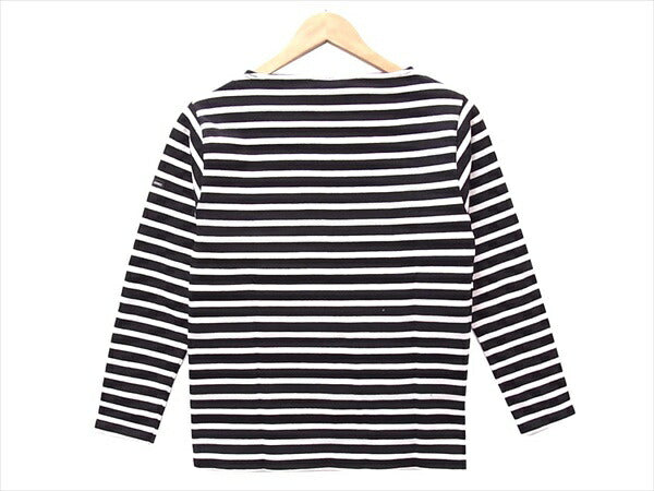 SAINT JAMES セントジェームス OUESSANT ウエッソン NOIR/NEIGE レディース カットソー 黒系 T0 【新古品】【未使用】【即決】 黒系 T0【新古品】【未使用】【中古】