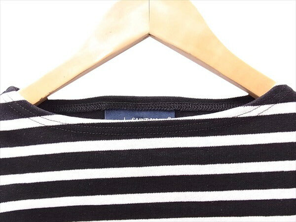SAINT JAMES セントジェームス OUESSANT ウエッソン NOIR/NEIGE レディース カットソー 黒系 T0 【新古品】【未使用】【即決】 黒系 T0【新古品】【未使用】【中古】
