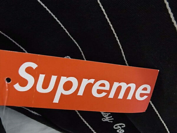 Supreme シュプリーム 19SS Pinstripe Varsity Jacket ピンストライプ 最高刺繍 バーシティ ジャケット ブラック系 S【新古品】【未使用】【中古】