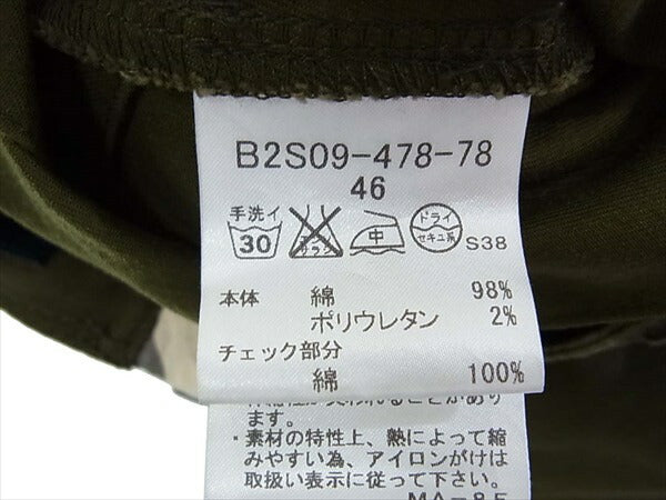 BURBERRY LONDON バーバリー ロンドン 国内正規 三陽商会 コットン プリーツ レディース スカート カーキ(オリーブグリーン)系 カーキ(オリーブグリーン)系 46【中古】