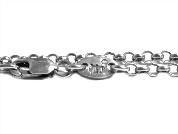 CHROME HEARTS クロムハーツ（原本有） 国内正規店原本付属 NECKCHAIN R24 ネック 24インチ チェーン シルバー【美品】【中古】