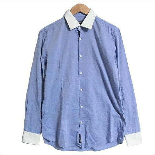 HUGO BOSS ヒューゴボス クレリック 長袖シャツ ブルー系 ブルー系 39【中古】