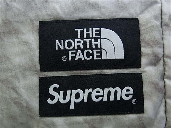 THE NORTH FACE ノースフェイス シュプリーム SUPREME PAPER NUPTSE PANT ペーパー ヌプシ パンツ ホワイトペーパープリント S【新古品】【未使用】【中古】