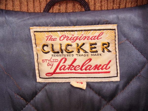 クリッカー Lakeland 50s 60s ヴィンテージ ファラオ コート ジャケット ブラウン系 ブラウン系 44【中古】