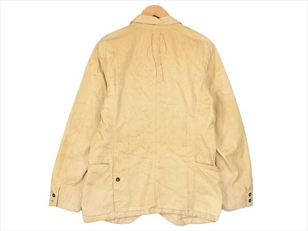 KATO カトー 加工 コットン カバーオール 日本製 ボタン テーラードジャケット ベージュ系 ベージュ系 Ｍ【中古】