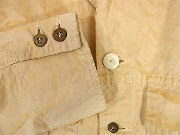 KATO カトー 加工 コットン カバーオール 日本製 ボタン テーラードジャケット ベージュ系 ベージュ系 Ｍ【中古】