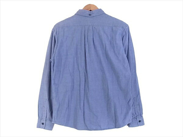 TENDERLOIN テンダーロイン T-CHAMBRAY SHT BD シャンブレー ボタンダウン メンズ 長袖シャツ 青系 青系 S【中古】