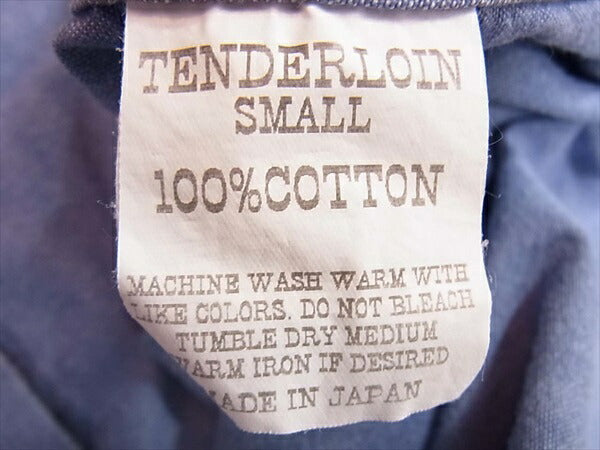 TENDERLOIN テンダーロイン T-CHAMBRAY SHT BD シャンブレー ボタンダウン メンズ 長袖シャツ 青系 青系 S【中古】